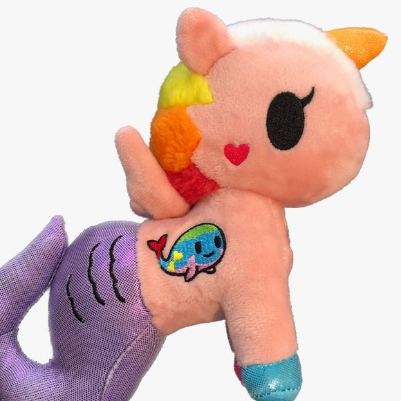 Aurora Tokidoki "Perlina" Mermicorno Plush Stuffed Mermaid Unicorn 2020 Edition - Picture 1 of 10